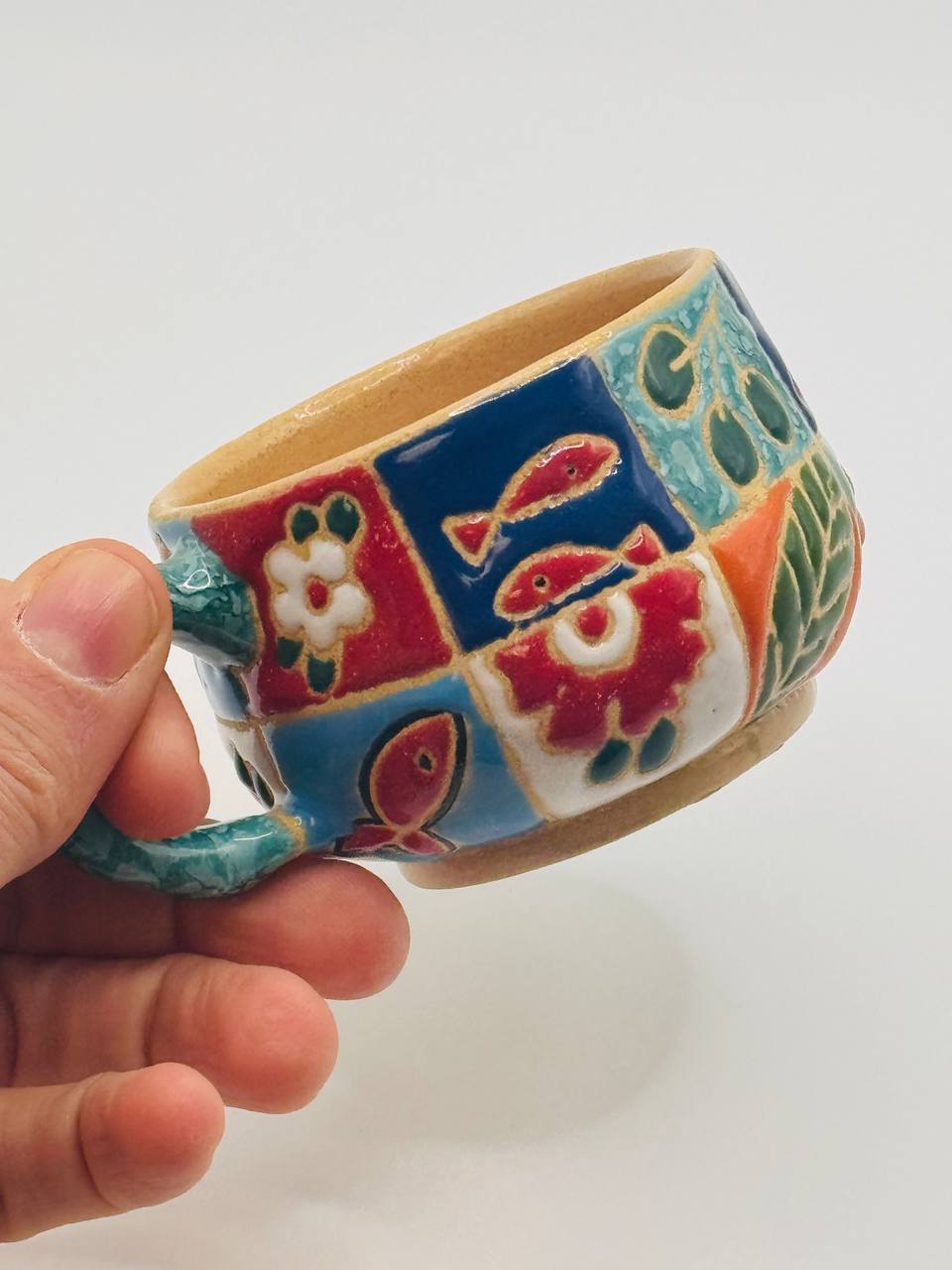 Regenbogen Espressotasse - Motiv A