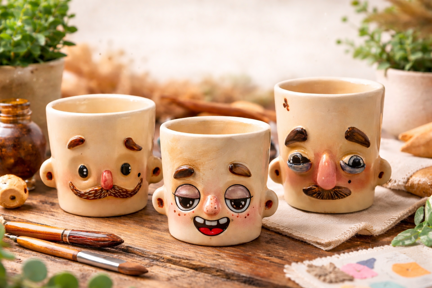 Baby Monster Gesicht Tasse