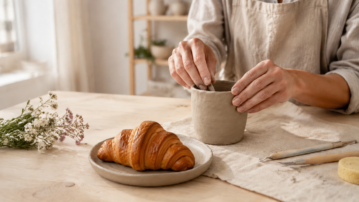 Frühstücksglück aus Ton – Tasse & Teller selbst gestalten – 12.09.2026 (16:00 – 18:30)