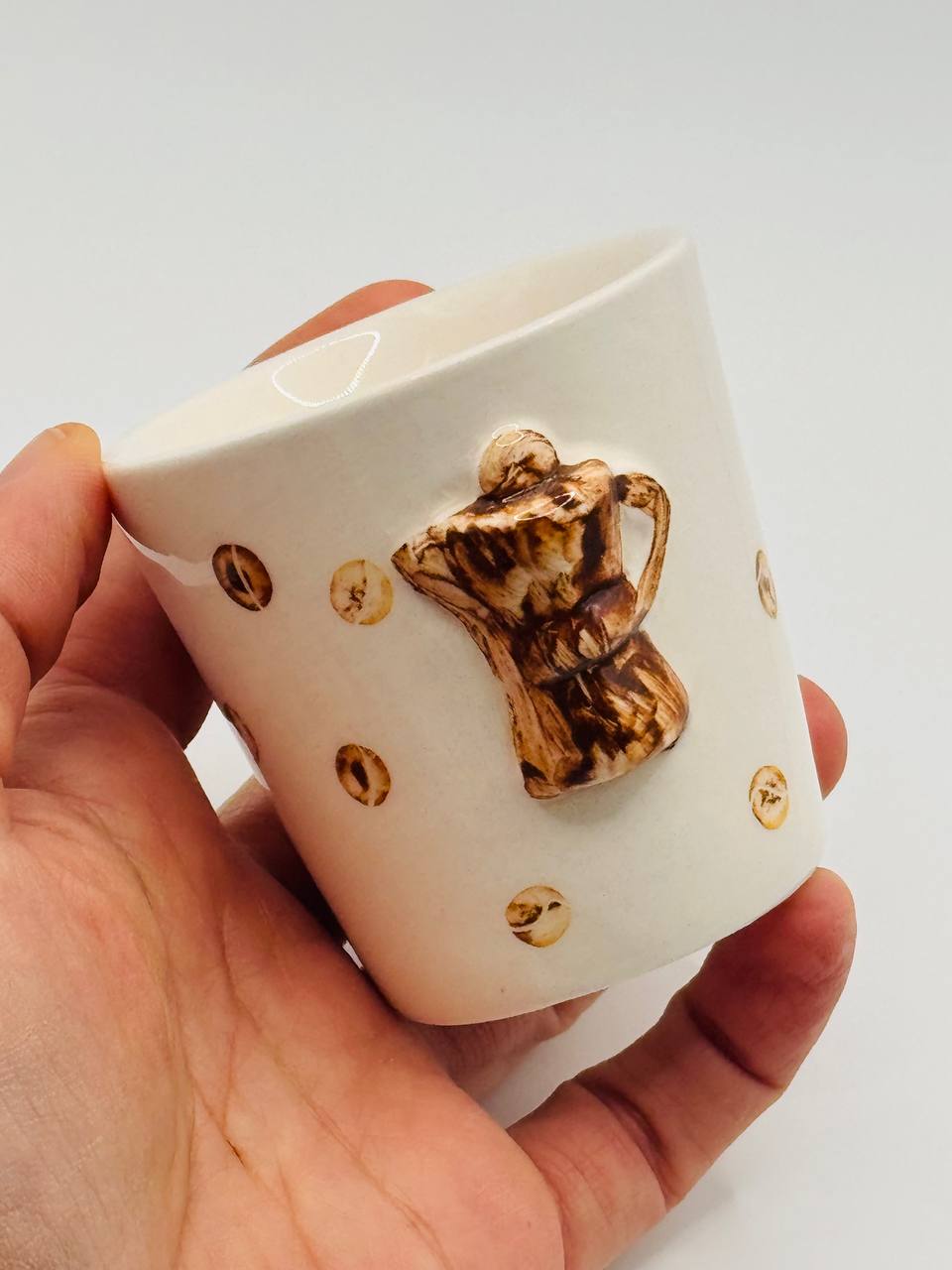 Dekorierte Espressotasse