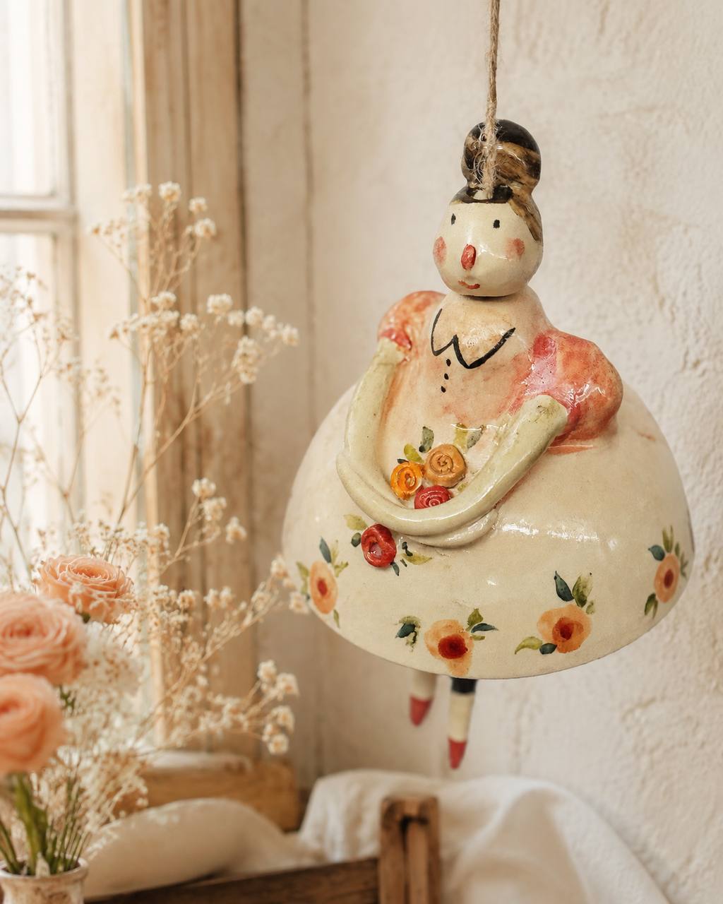 Handgemachte Keramikglocke – verschiedene Designs